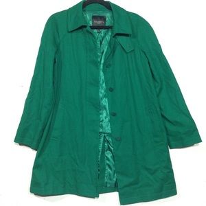 Talbots Jackets & Coats - Talbots Kelly Green Long Coat Size 8P Talbots Jackets & Coats - Talbots Kelly Green Long Coat Size 8P